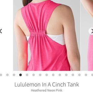 Lululemon In a Cinch tank